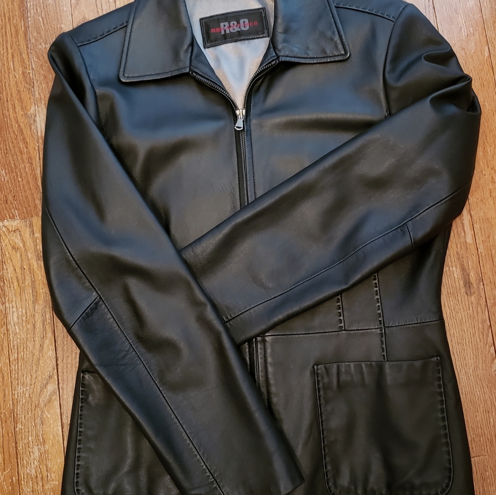 Ladies leather jacket R&O